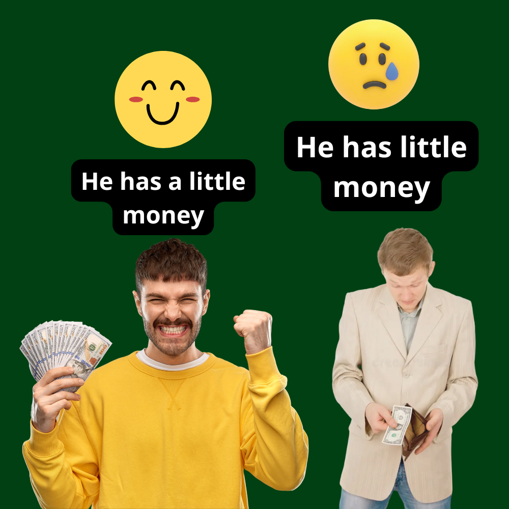 Few, A Few, Little, and A Little: What’s the Difference in English?