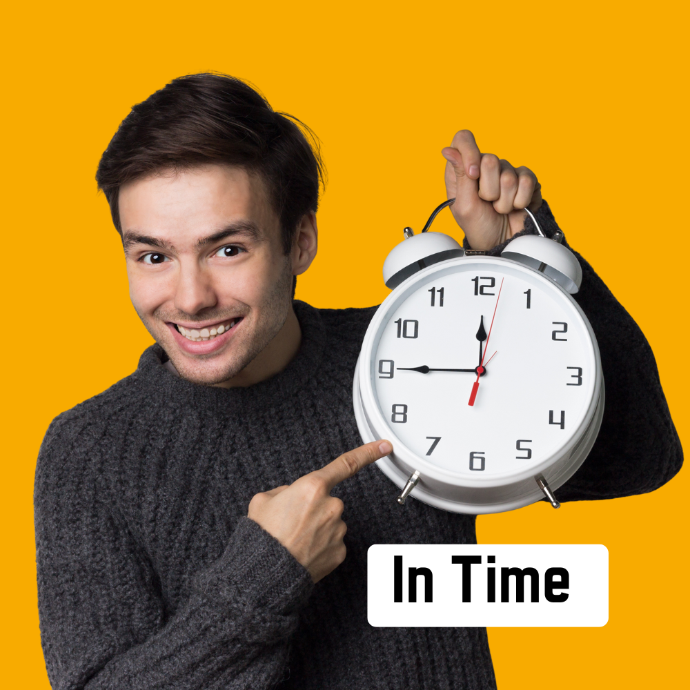 In Time or On Time? What’s the difference??
