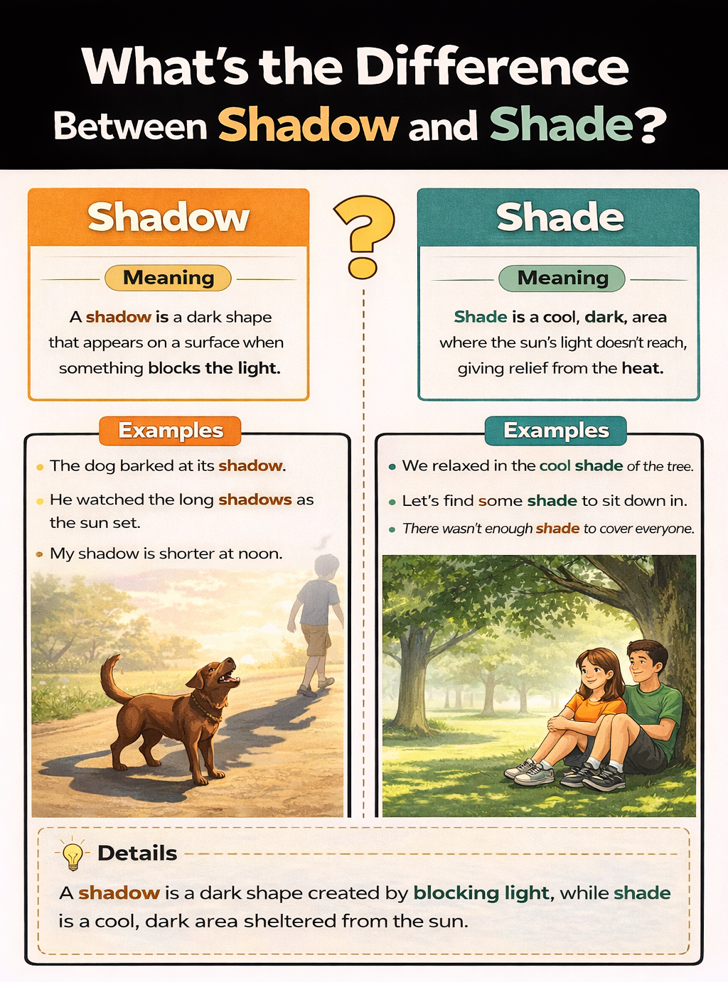 What’s the Difference Between Shadow and Shade