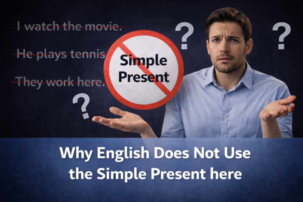 Why English Uses Present Perfect for States and Conditions Why English Does Not Use the Simple Present here